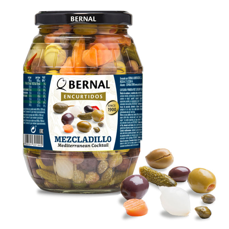 КОКТЕЙЛЬ MEZCLADILLO ИЗ ОЛИВОК С ПИКУЛЯМИ 990 Г