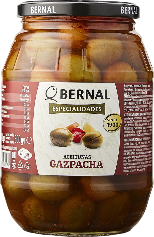 КОКТЕЙЛЬ ИЗ ОЛИВОК ГАСПАЧА  950 Г